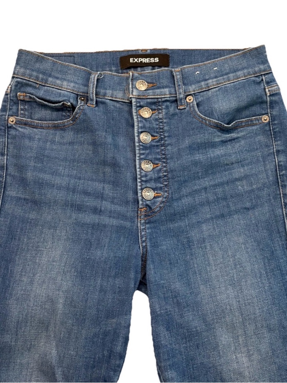 Express Ankle Legging Jeans - Button-Fly - Fit Runs Small